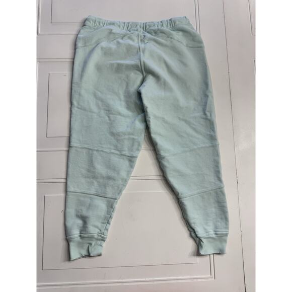 LoveShackFancy Etty Joggers Womens Size Small Aqua Hand Dye Pants *READ - Picture 8 of 9